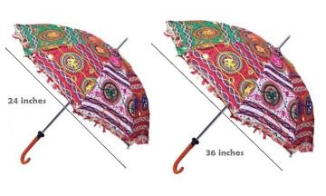 Rajasthani Design Umbrella for Decor