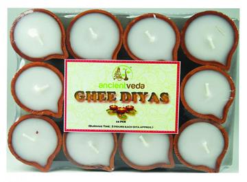 Ghee Clay diya with wick Ghee Clay diya with wick