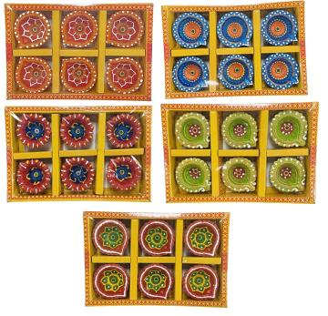 Assorted Design Bulk Fancy Diya Assorted Design Bulk Fancy Diya