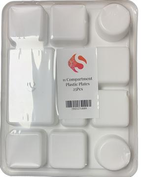 Disposable 11 compartment thali / plate / tray Disposable 11 compartment thali / plate / tray