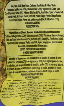 Haldiram Cashew Kaju Mixture Ingredients Haldiram Cashew Kaju Mixture Ingredients