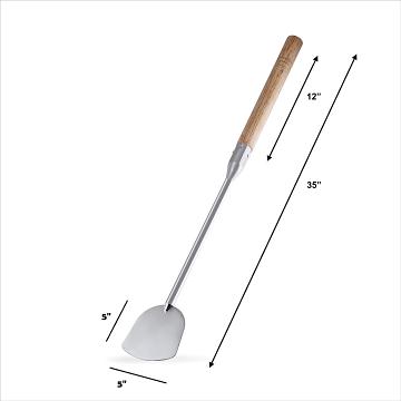Large Palta / Mixing laddle with wooden handle