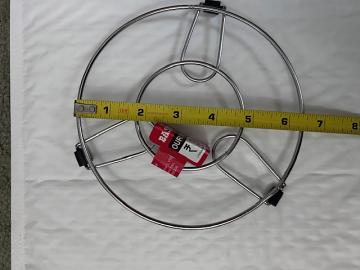 Stainless Steel Round Trivet Size