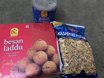 Sweet Savory Indian Mithai Namkeen Combo Pack
