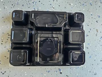 8 Compartment thali plate to go container lid - Back side