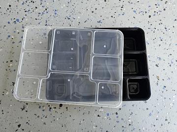 8 compartment thali plate with lid