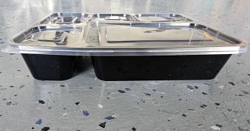 5 compartment deep thali plate to-go container