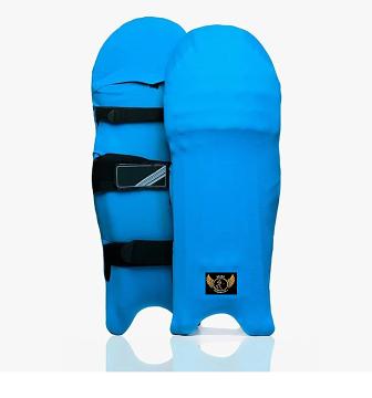 Blue cricket batting pads cover