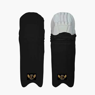 Black cricket batting pads cover