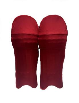 Red cricket batting pads cover