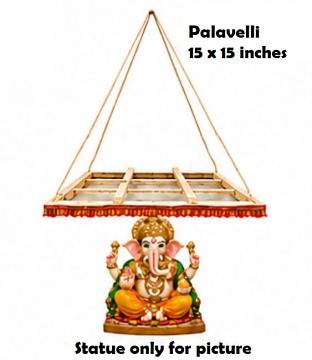 Ganesh chaturthi puja Palavelli for mandap decoration