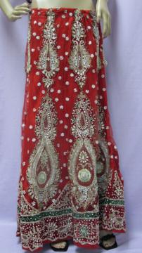 Red Net Phenomenal Lehenga