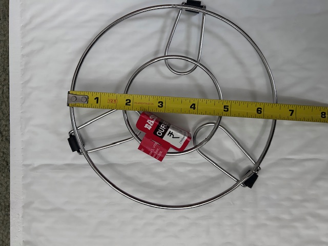 Stainless Steel Round Trivet Size