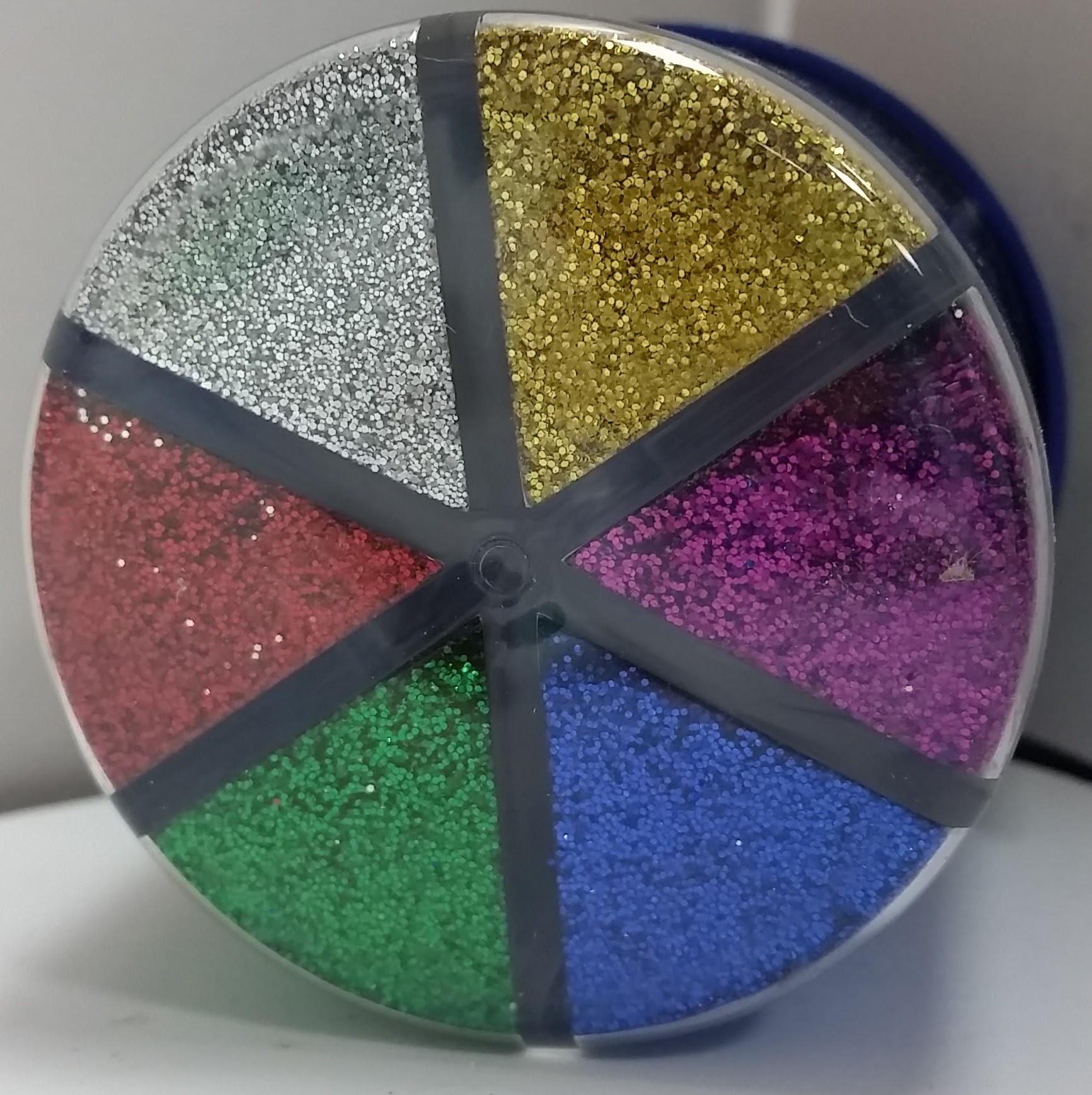 Rangoli Color Glitter Powder 2 Pack 12 colors 25934 USA