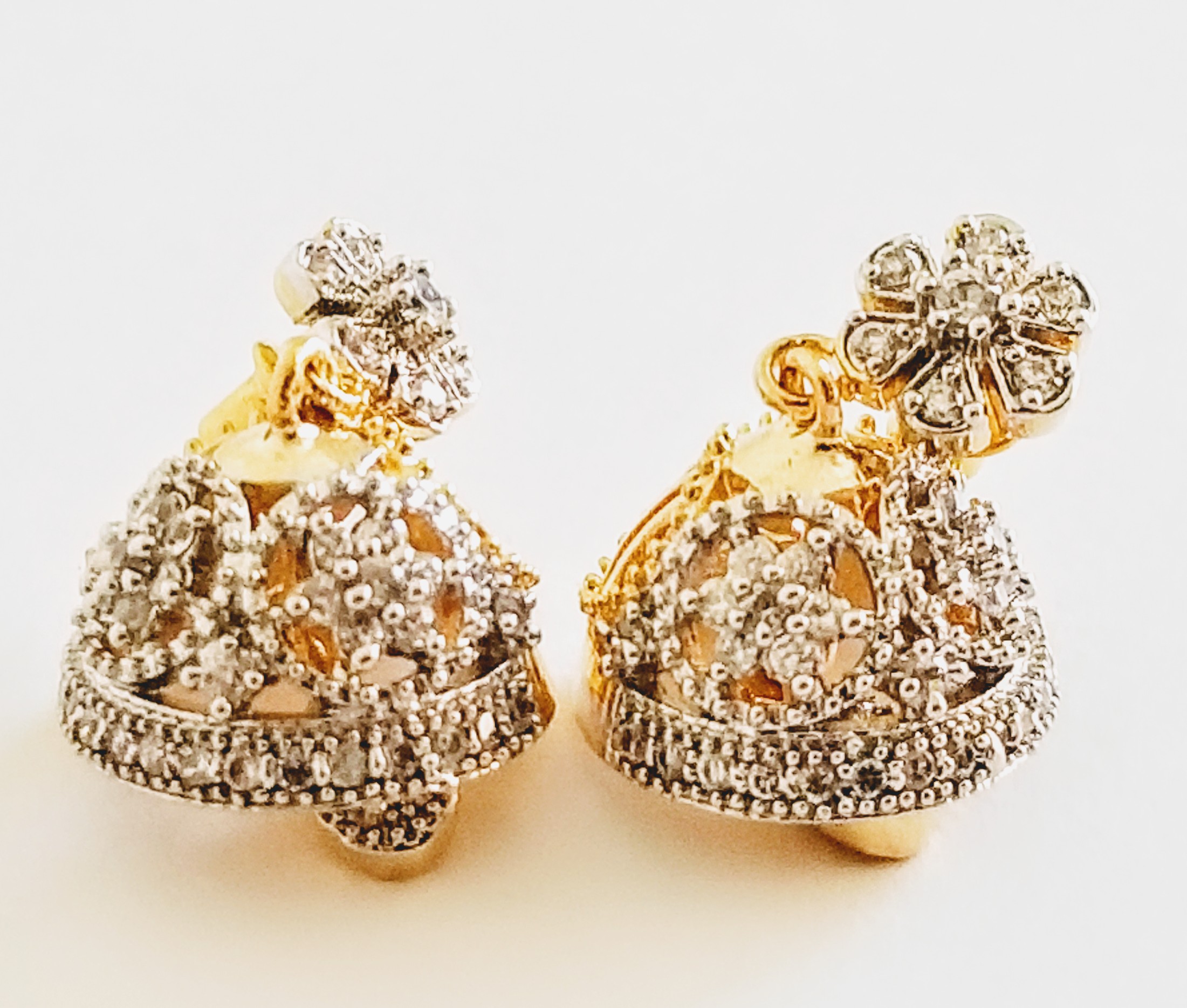 american diamond jhumkas online