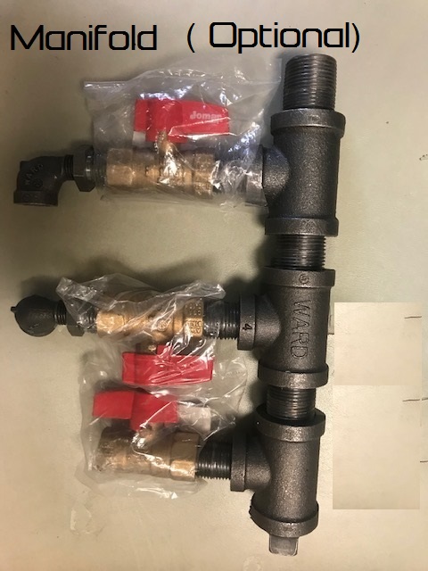 Manifold for gas burner