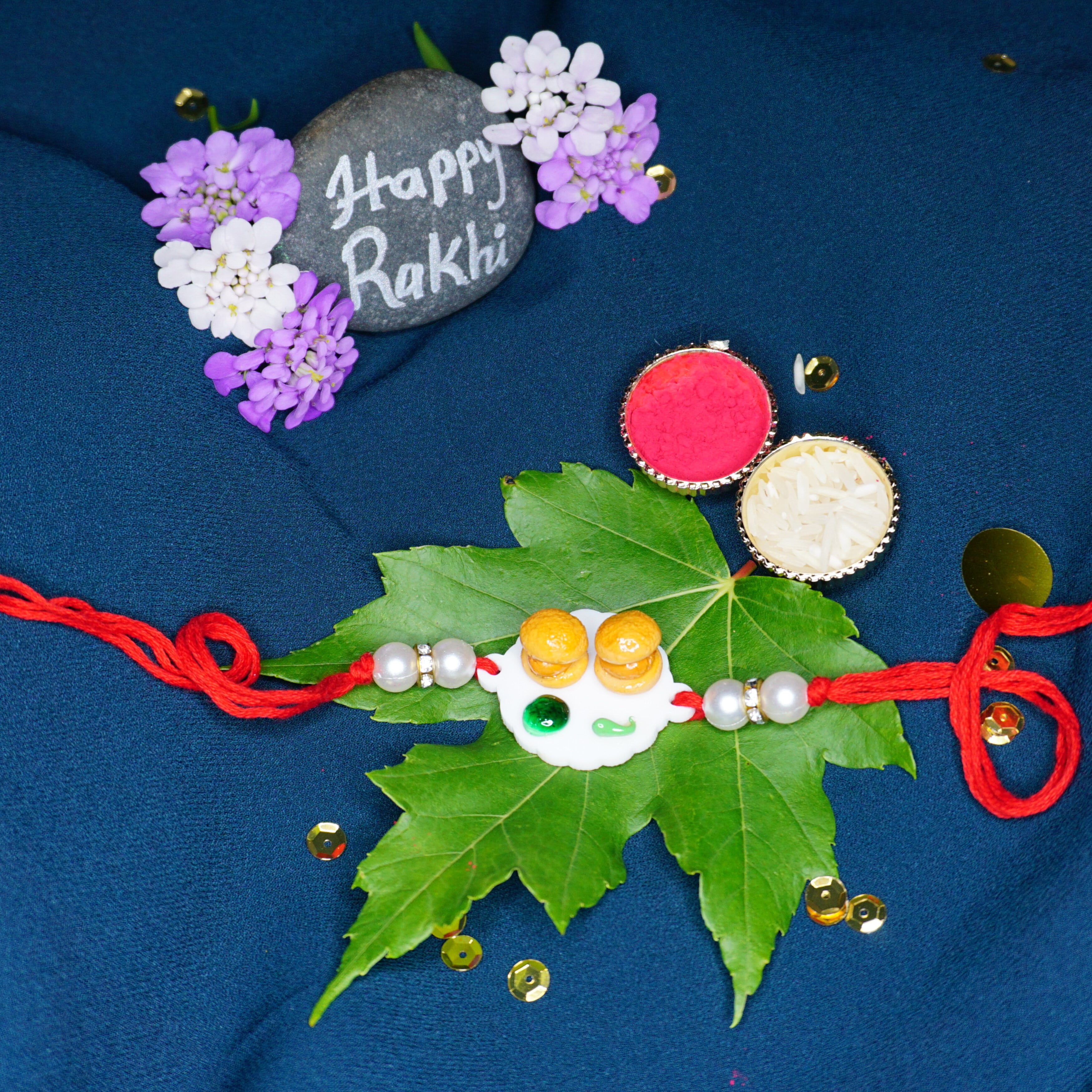 Rakhi Special Raksha Bandhan Festival Krishna Handcrafted Eco-Friendly Raakhi 