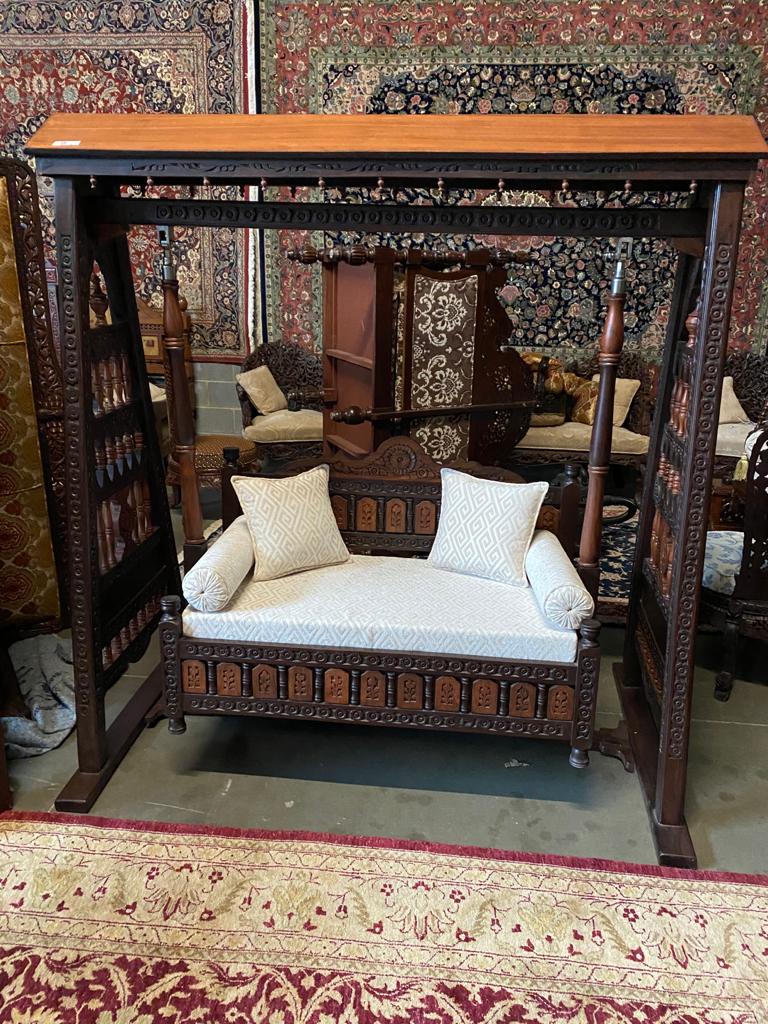 Wooden Indian Swing / Jhoola for home living room