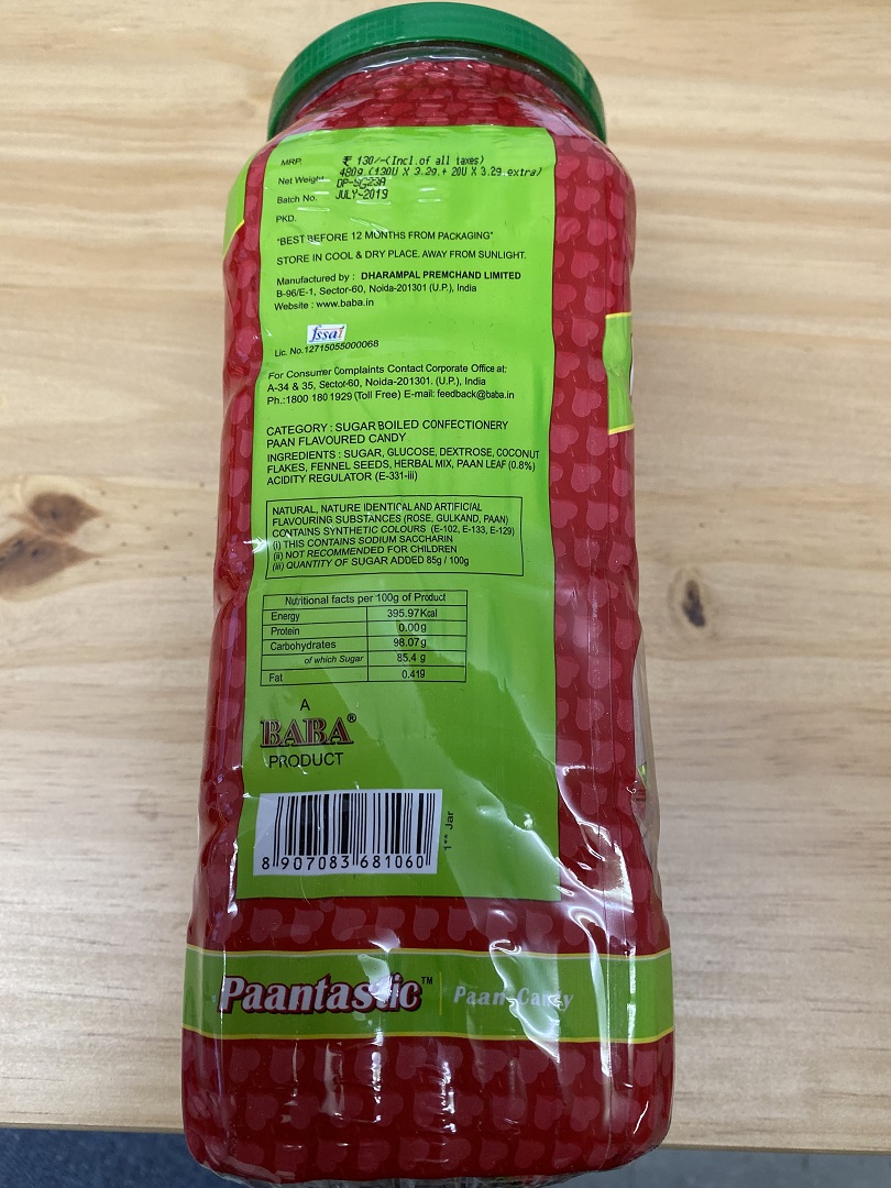 Paan Flavor Candy