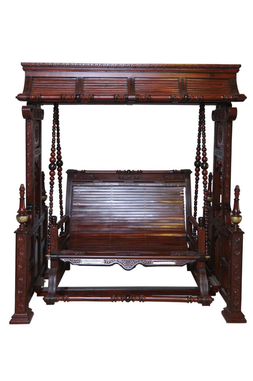 Hadcarved Solid Wood Jhula
