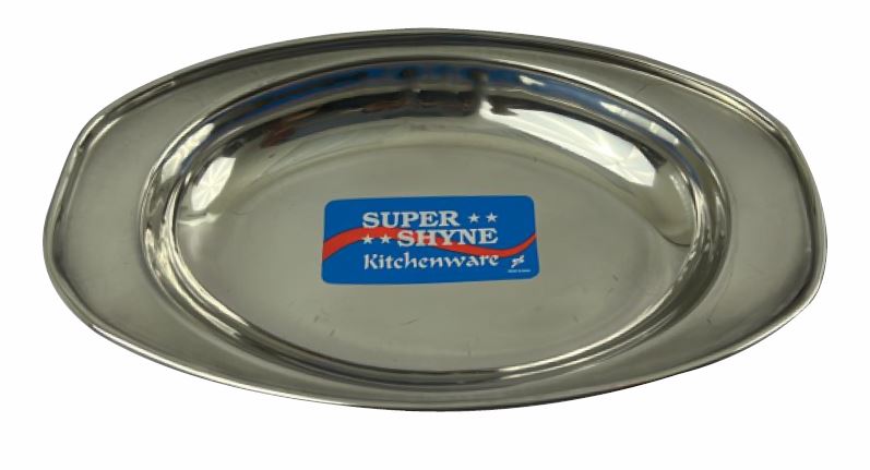 Steel Oval Serving Dish for restaurants & home
