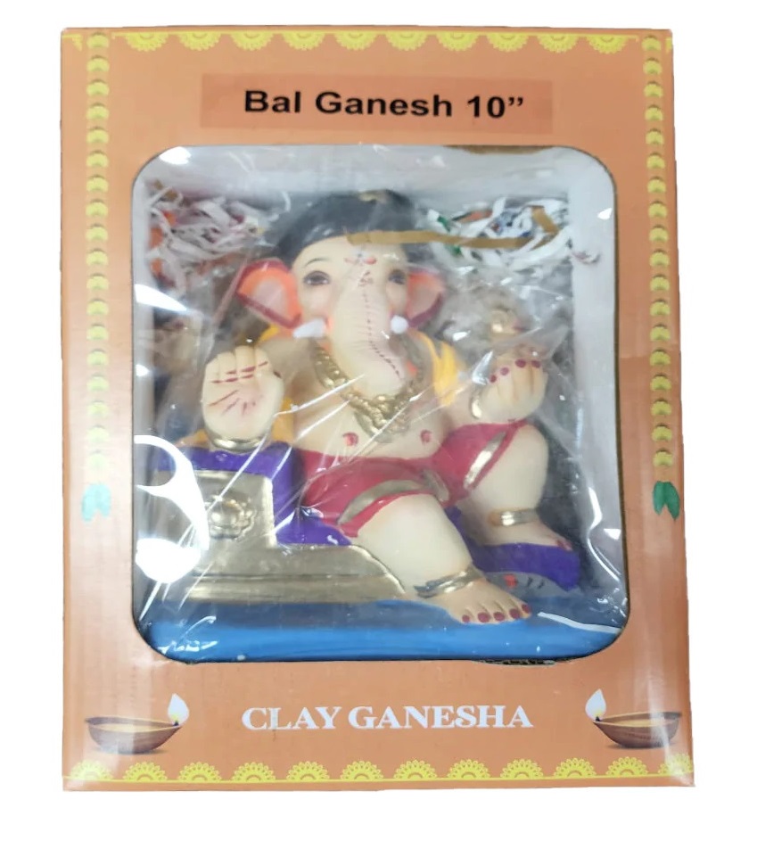 Clay Ganesh Statue