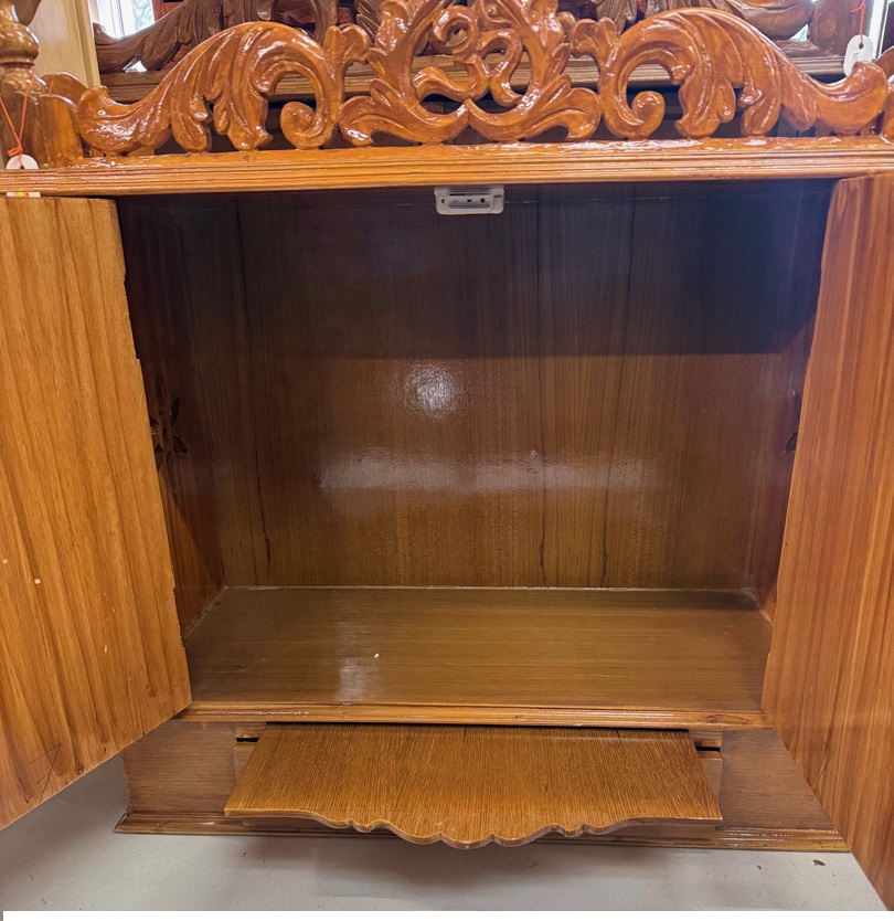 Wooden puja mandir