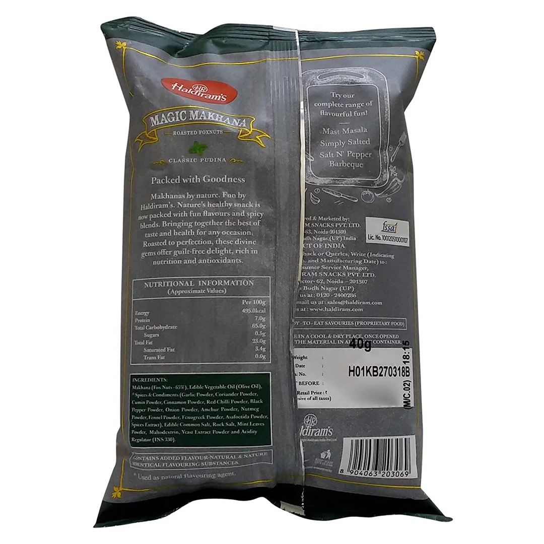 Wholesale Haldiram Pudina Makhana