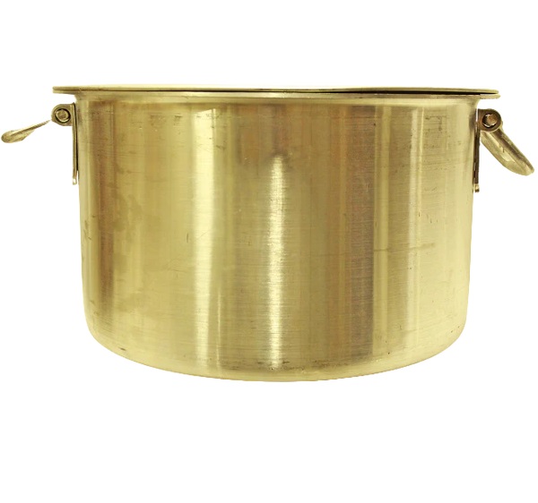 Heavy duty large aluminum stockpot / patila