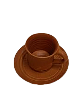 Earthen Cup Plate Set from India