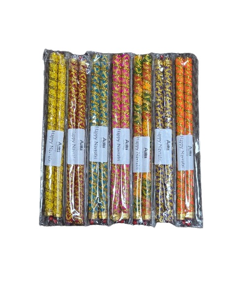 Bulk Assorted Fancy Dandiya Sticks