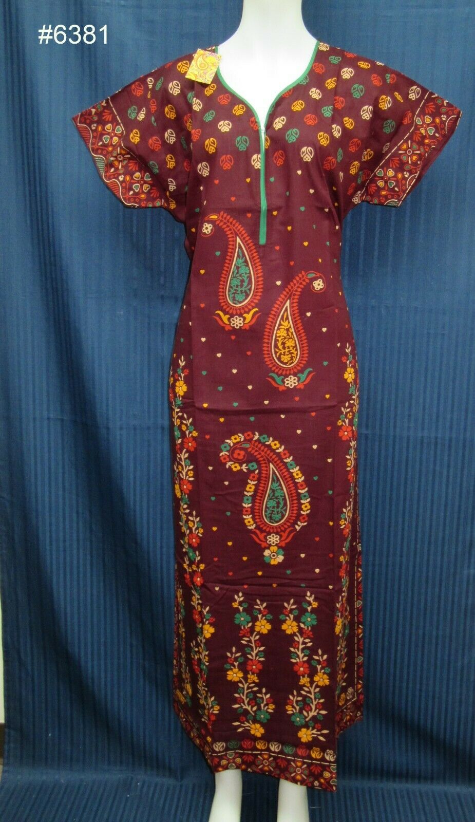 Buy HauteLook Women's Pure Lycra Satin Nighty Gown with Queen Neck Design  and Half Sleeves Online at desertcartKUWAIT
