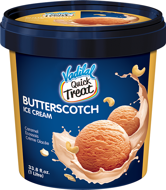 Vadilal Butterscotch Ice Cream 1 ltr