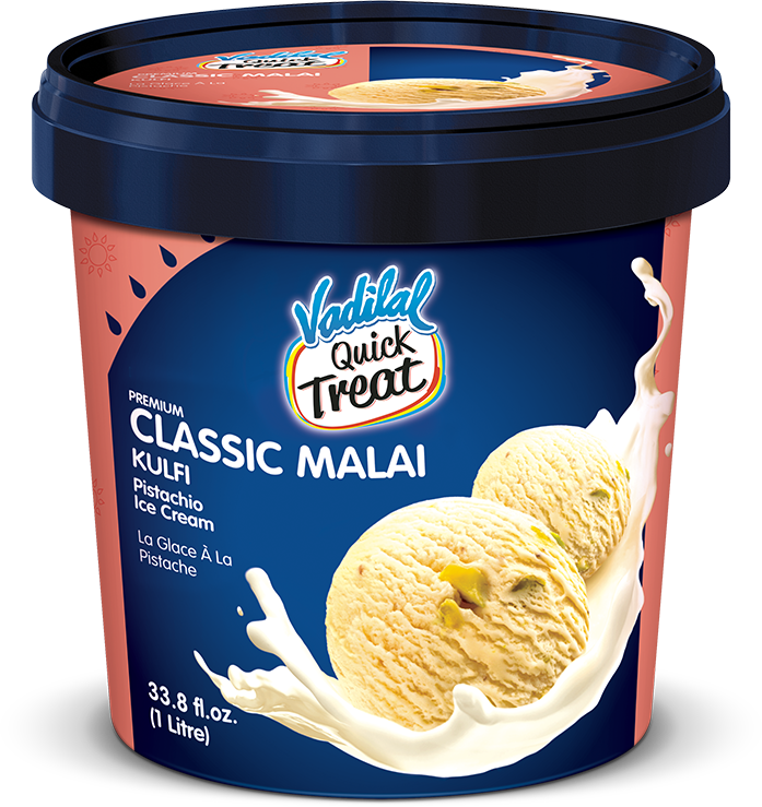 Vadilal Classic Malai Kulfi Ice Cream 1 ltr