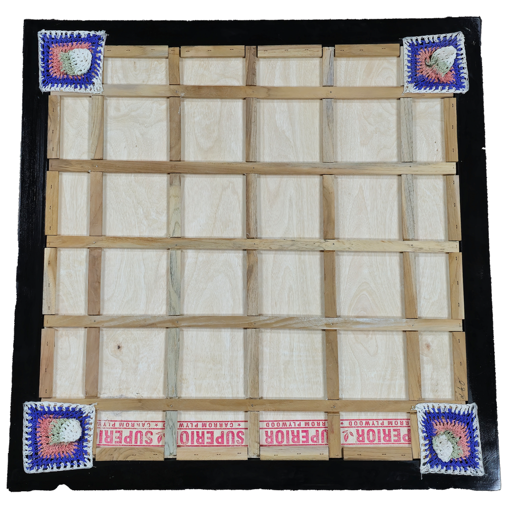 Carrom board back support panel