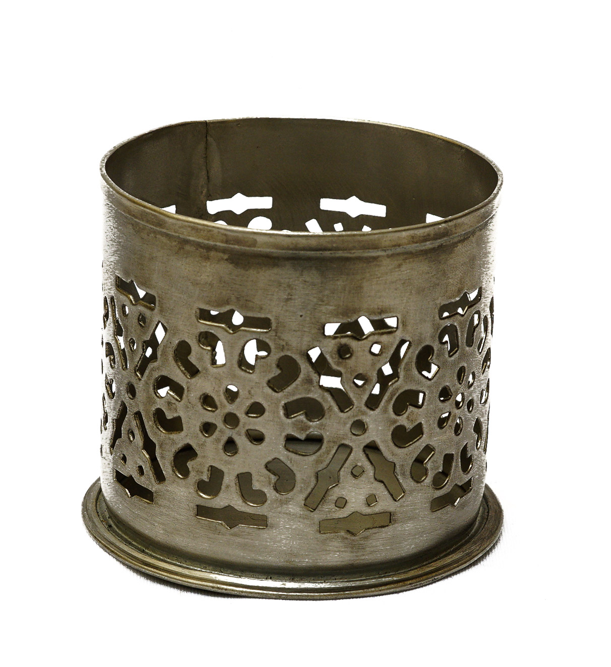 Fine Finish Multipurpose Candle Holder w/ Metal Cut Work 35461 Buy