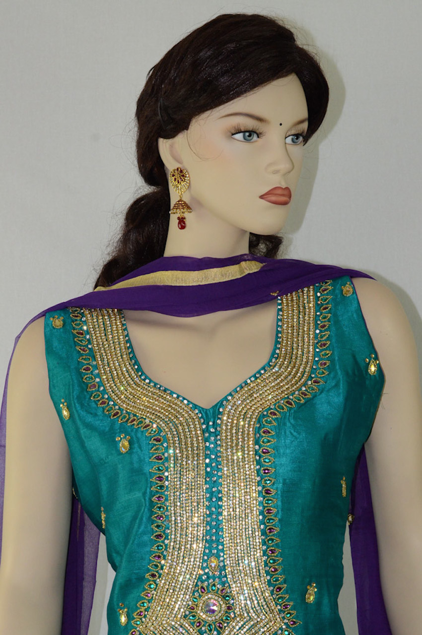Pin by Puja Brar on Punjabi suits | Punjabi fashion, Girl hairstyles, Girls  dpz