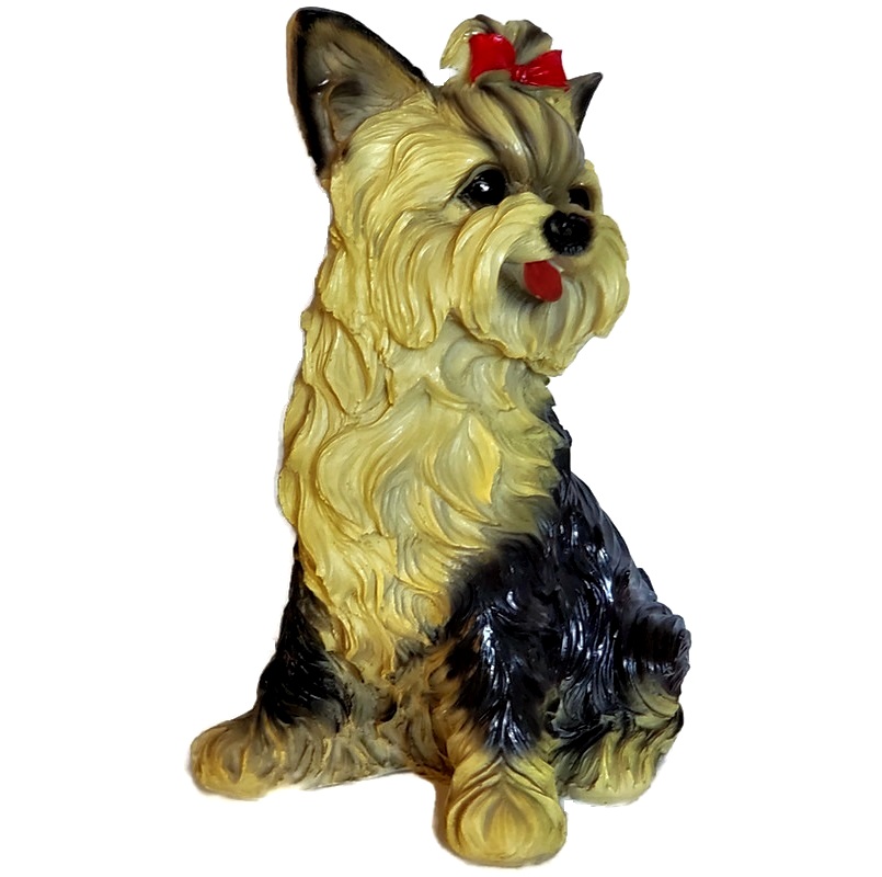Garden, Home Decor Yorkshire Terrier (Yorkie) Dog Statue, Gift 27261