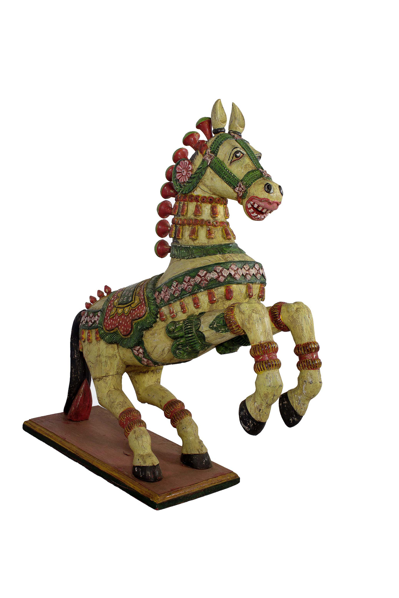 Handcrafted Wooden 44" Large Horse Home Décor, HANDMADE ANIMAL