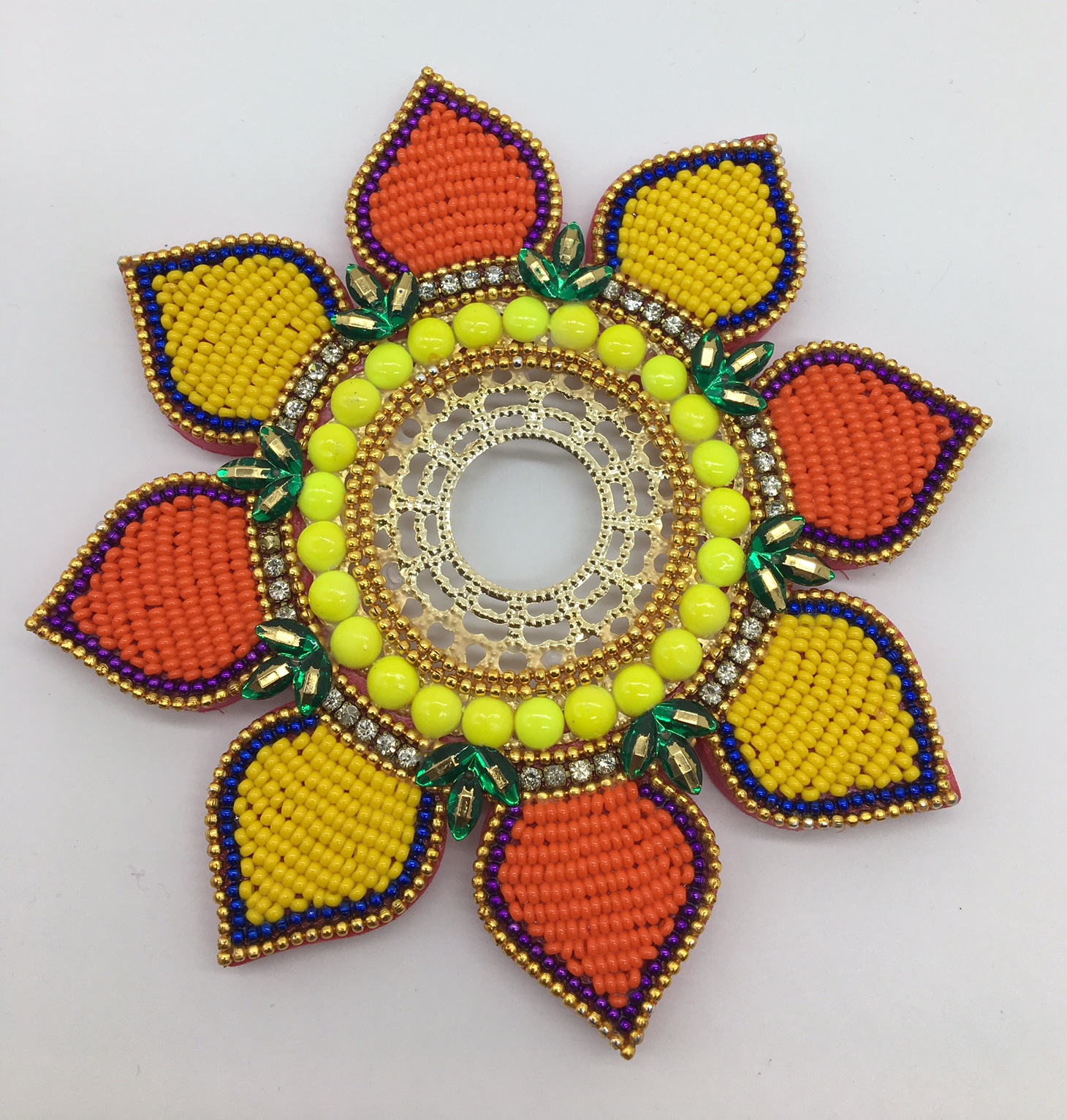 Handmade Handbeaded Diya for Diwali / Home Decor / Gift ...