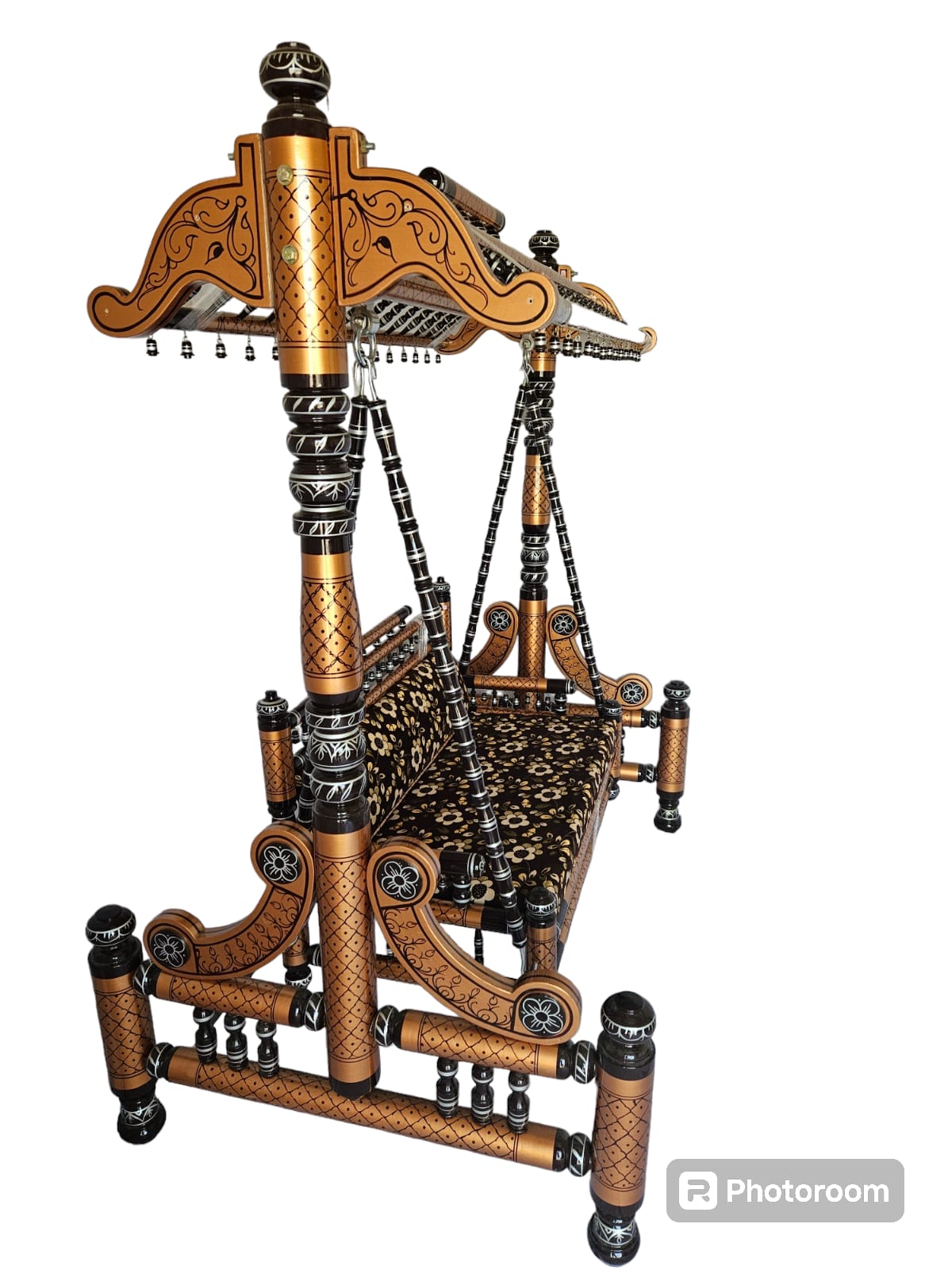 Handcrafted Sankheda Swing for home