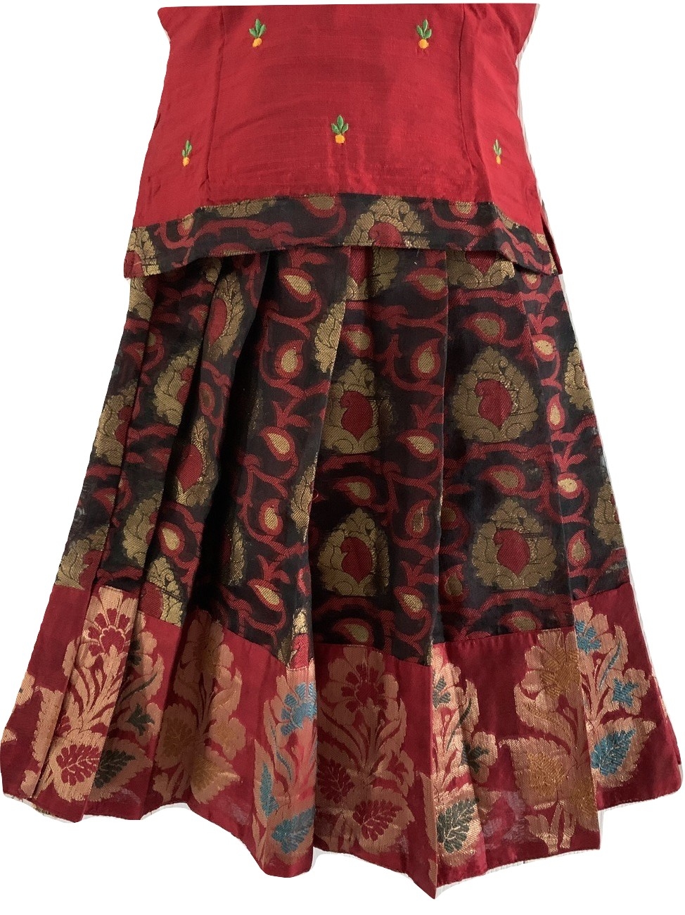 pattu parikini blouse designs
