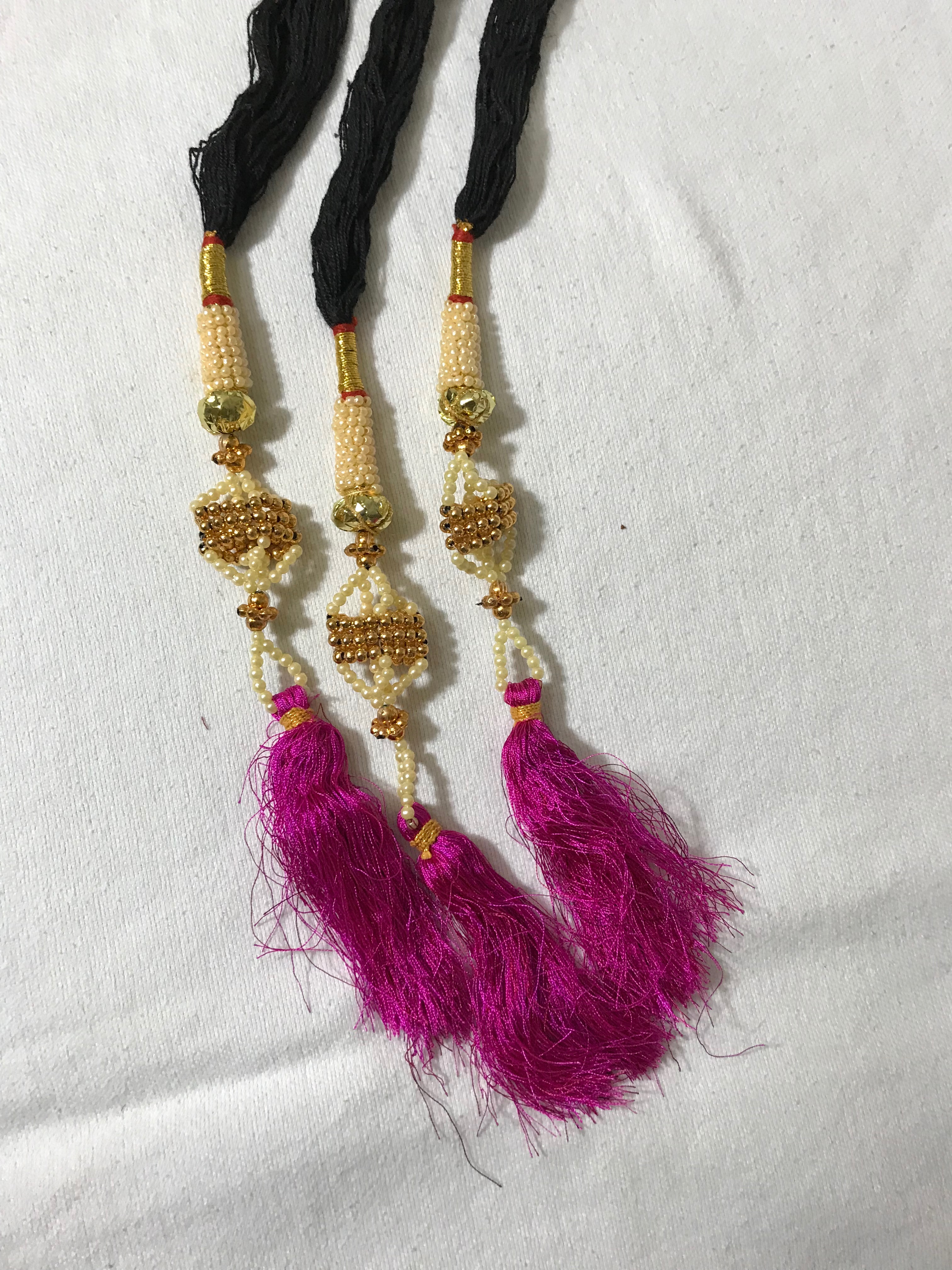 Punjabi Parandhi Hair Briad Accessory / Decorative Tassels for Hair
