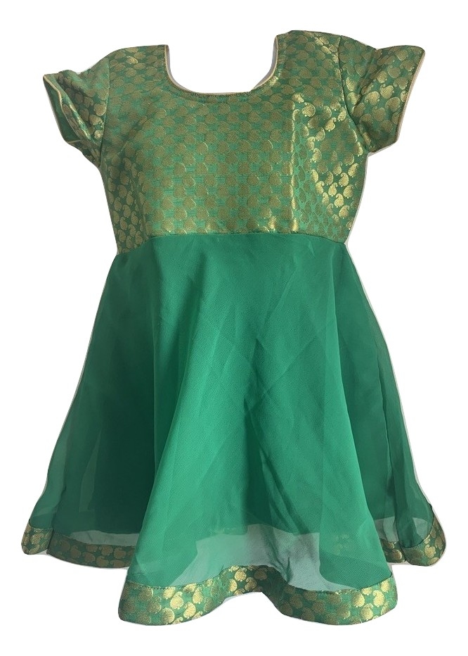 green full frock