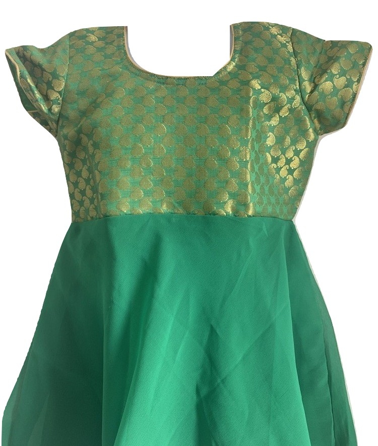 green full frock