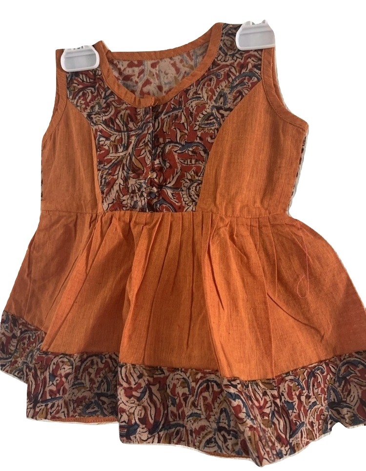 kalamkari dress for baby
