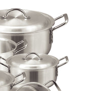 Sonex 5 pcs aluminum pot set for daily home kitchen use