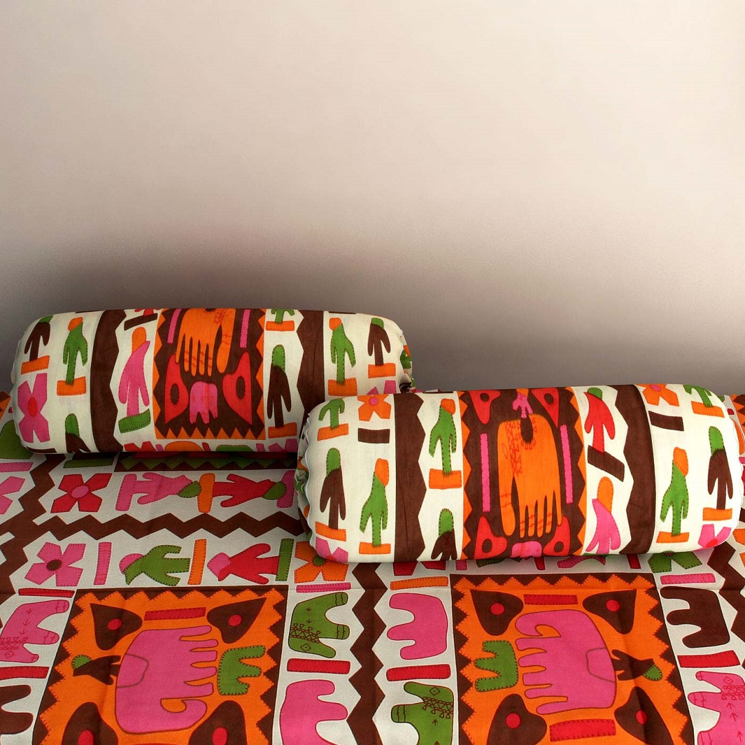 Traditional Indian Print Diwan Sheet Set