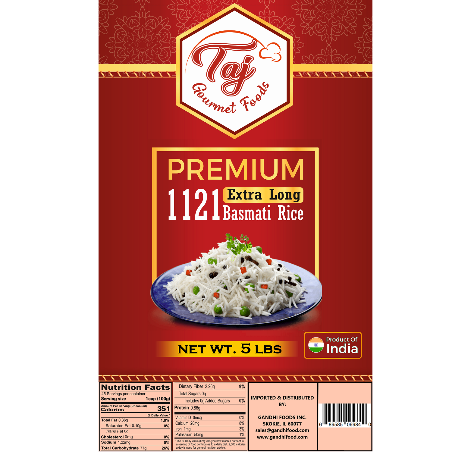 Sticky Rice 1121 Long Grain Basmati Rice, 26kg At Rs 248/bag In Chennai ...