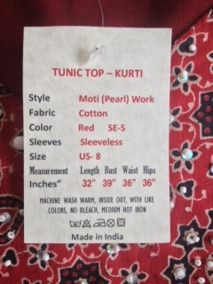 Size Label
